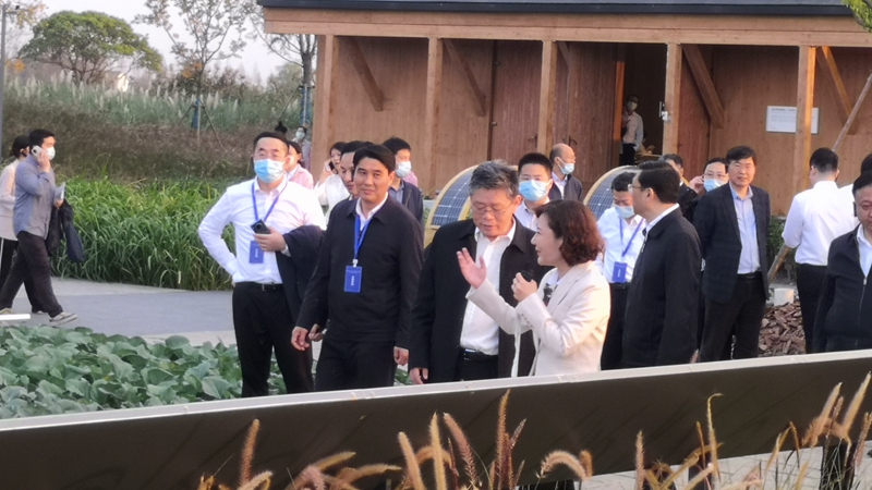 國(guó)家發(fā)改委黨組成員郭蘭峰、浙江省常務(wù)副省長(zhǎng)徐文光一行調(diào)研浙農(nóng)嘉善萬(wàn)畝水稻種植示范區(qū)
